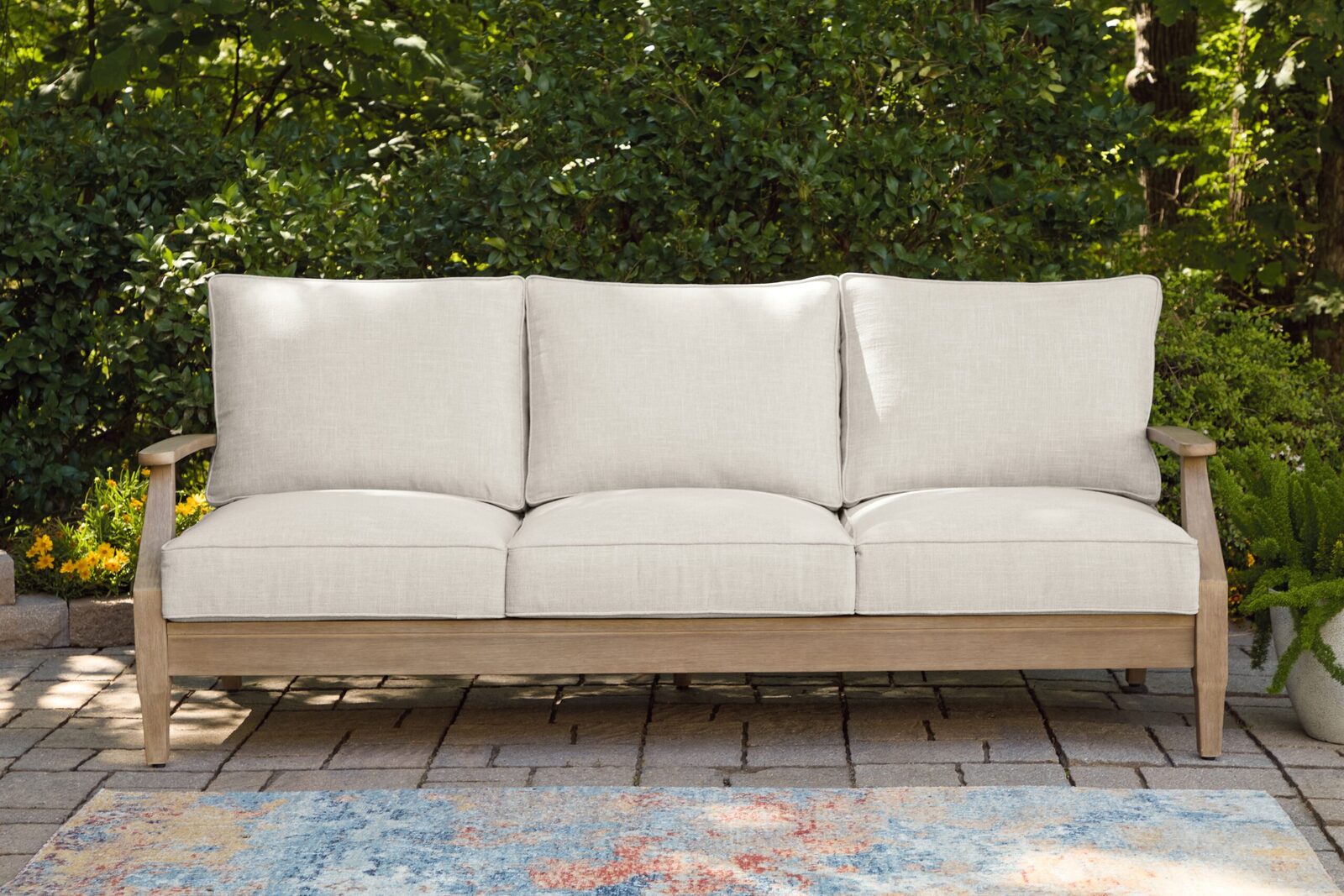 Carter Hall - Sofa With Cushion - Beige - Image 6