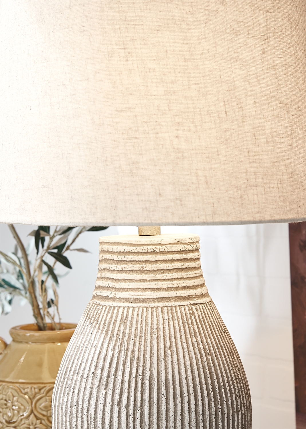 Layal - Paper Table Lamp - Beige - Image 3