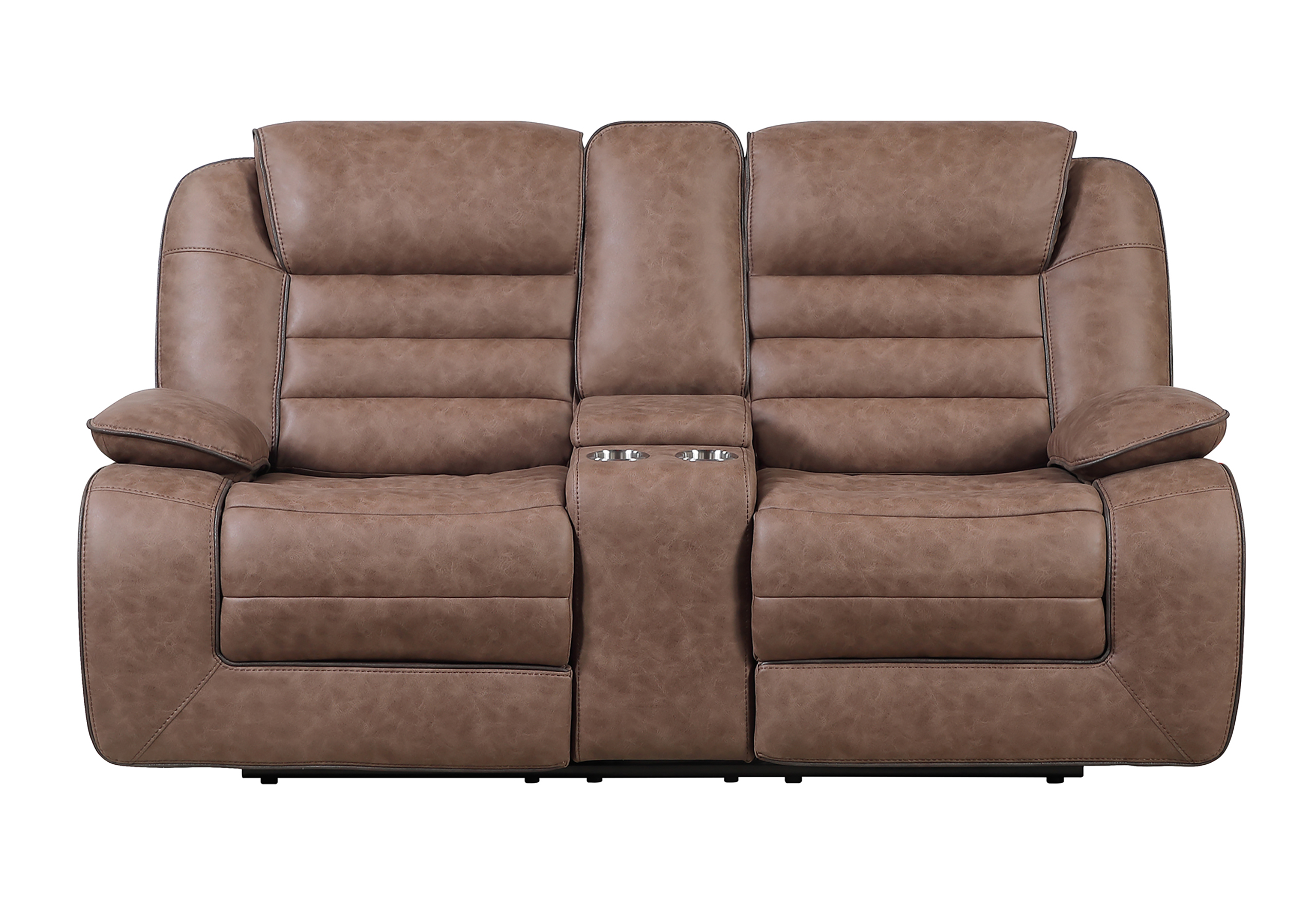 U2250 - Console Reclining Loveseat - Brown
