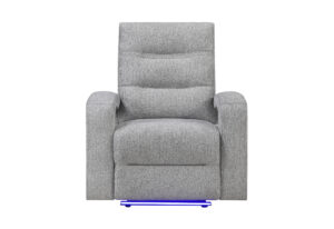U6611 - Power Recliner With LED - Dark Gray