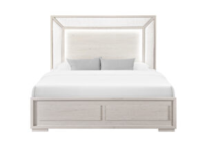 Clara - Bed With LED - Beige
