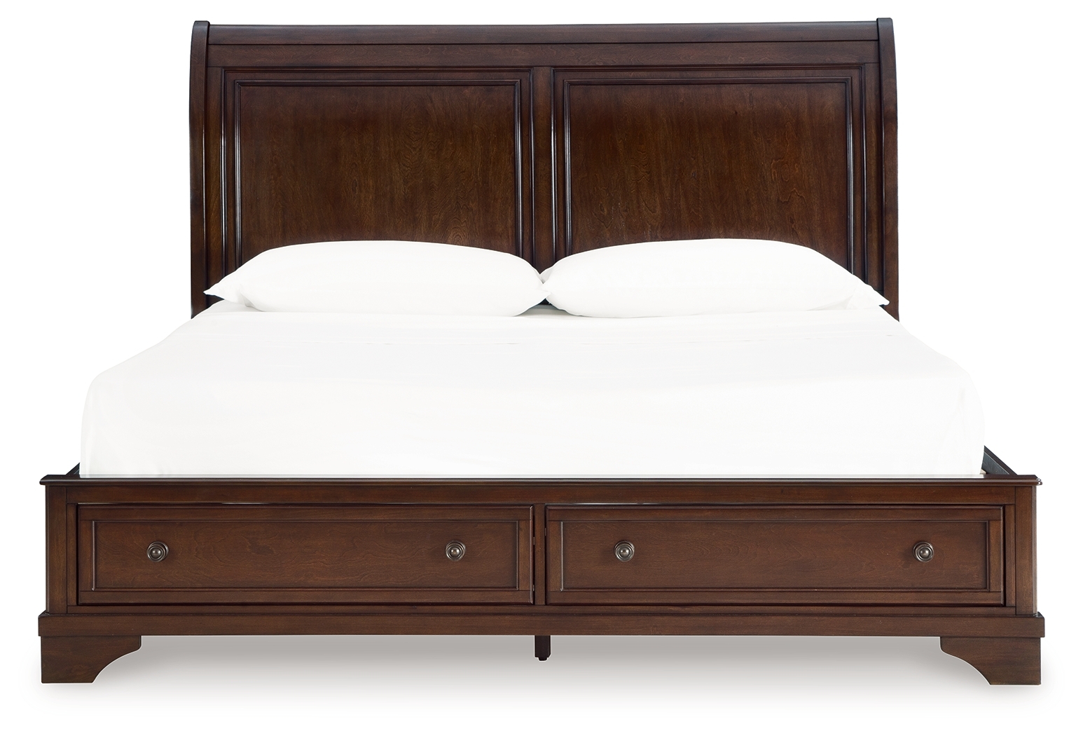 Trellington - King Sleigh Storage Bed - Brown - Image 4