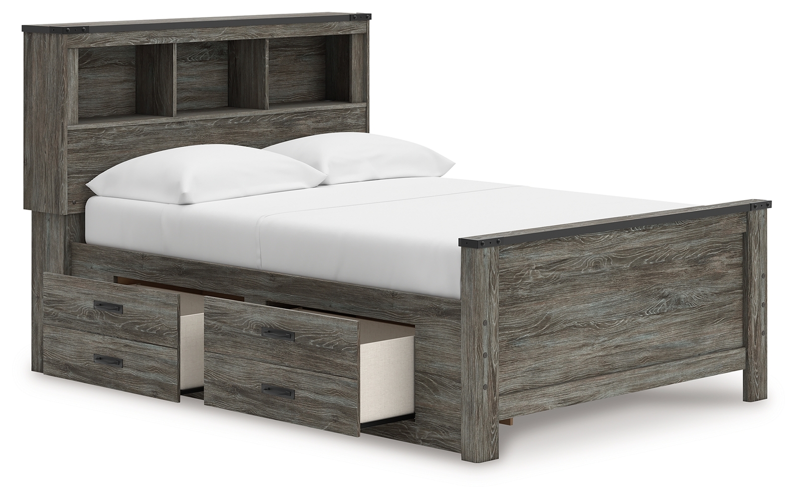 Frandern - Bookcase Panel Bed - Image 5