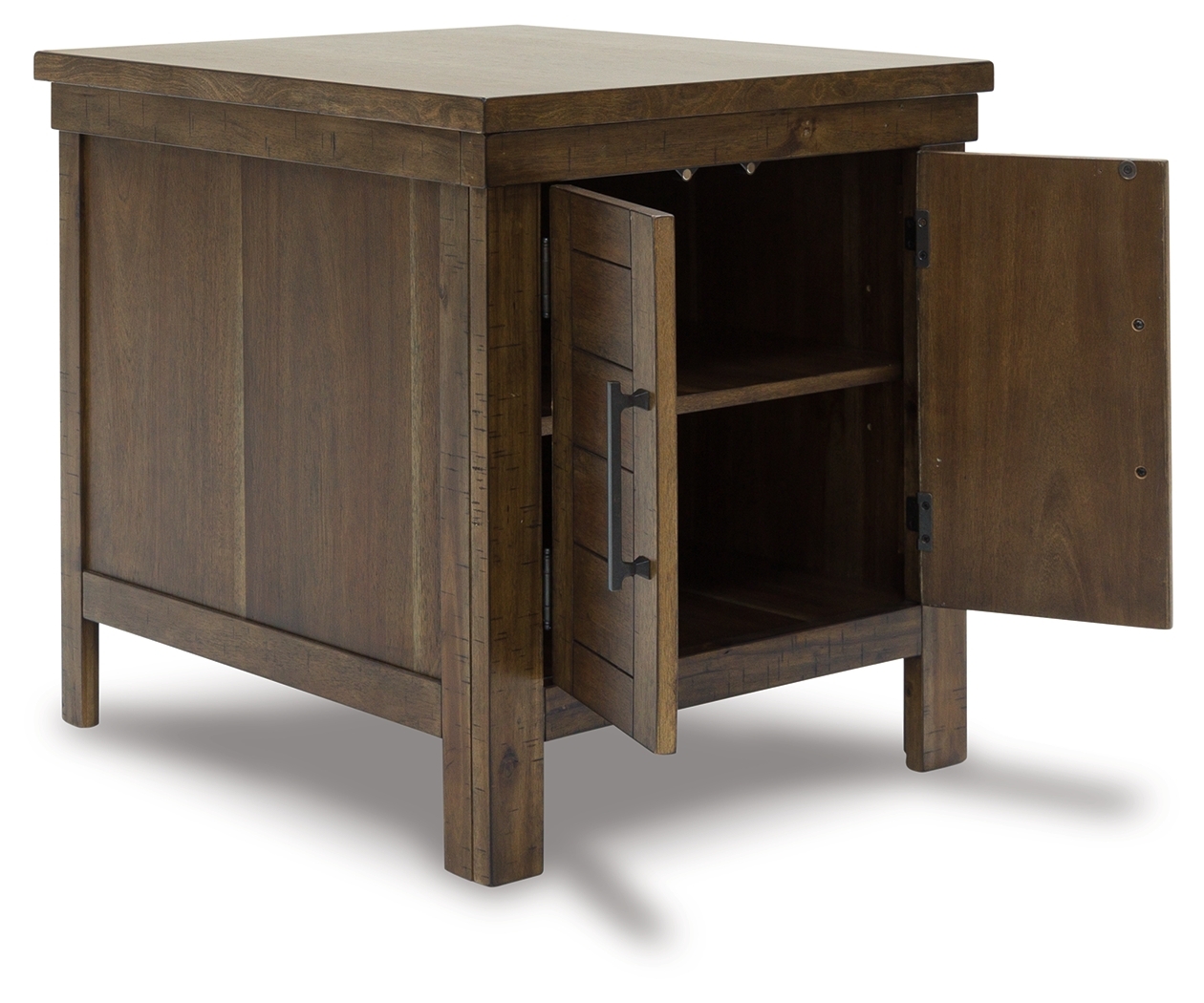 Moriville - Rectangular End Table - Grayish Brown - Image 3