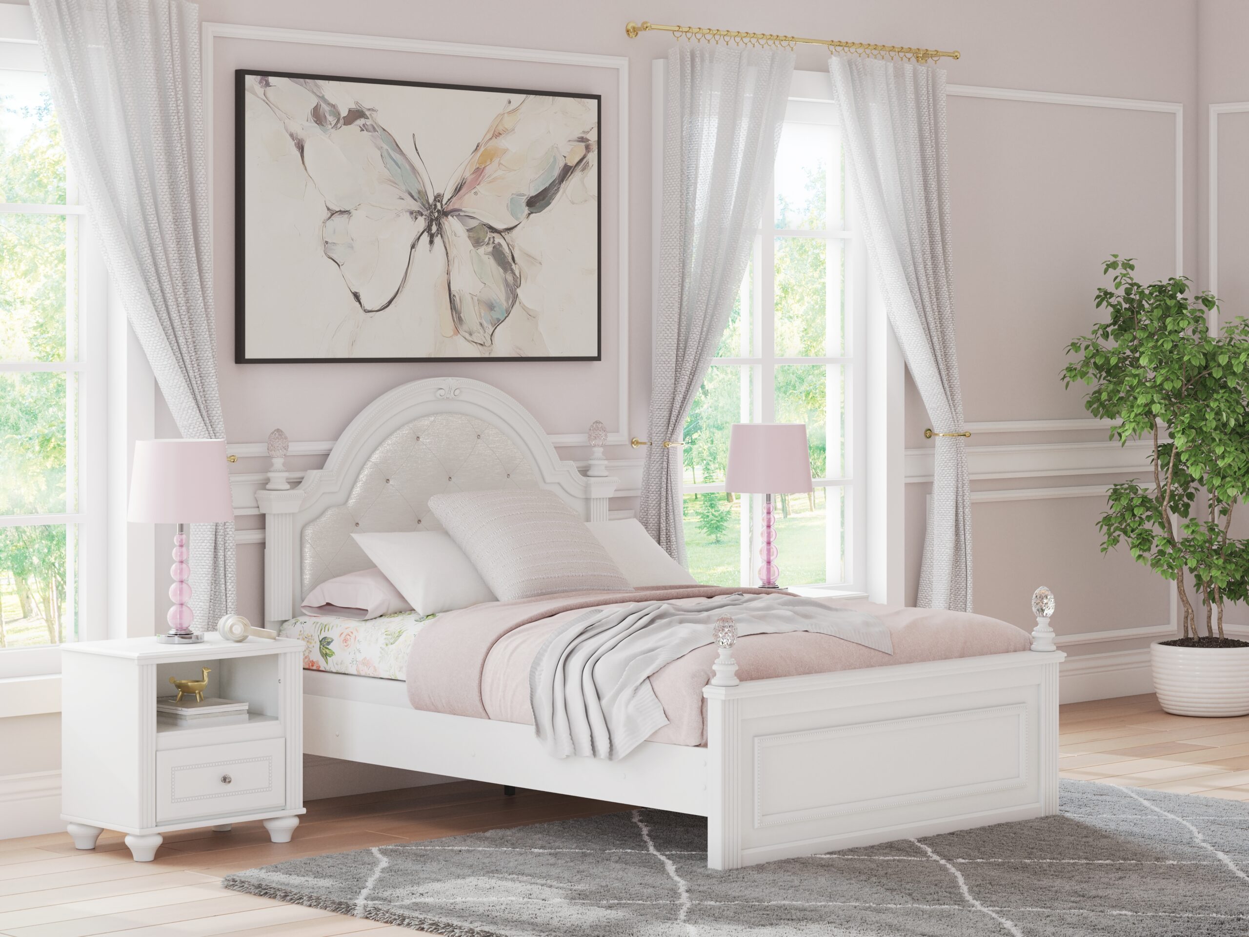 Kozlani - Upholstered Panel Bed - Image 3