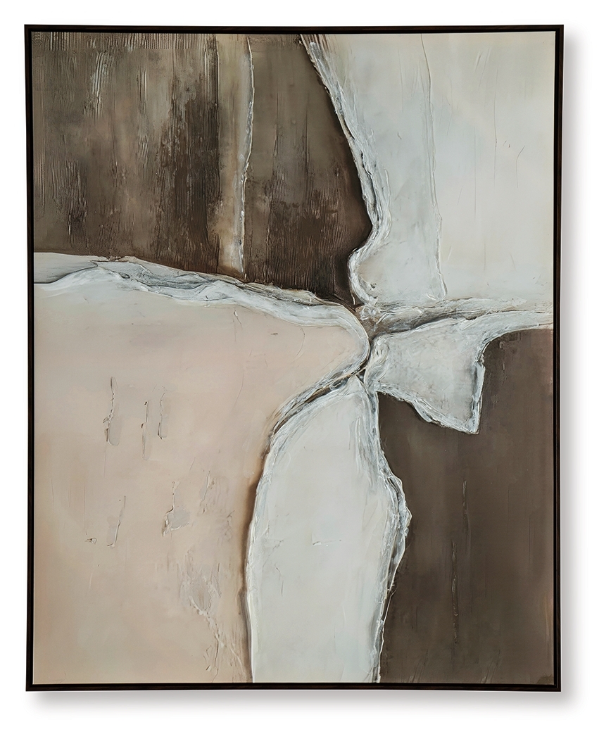 Junward - Wall Art - Brown / Tan / White - Image 5