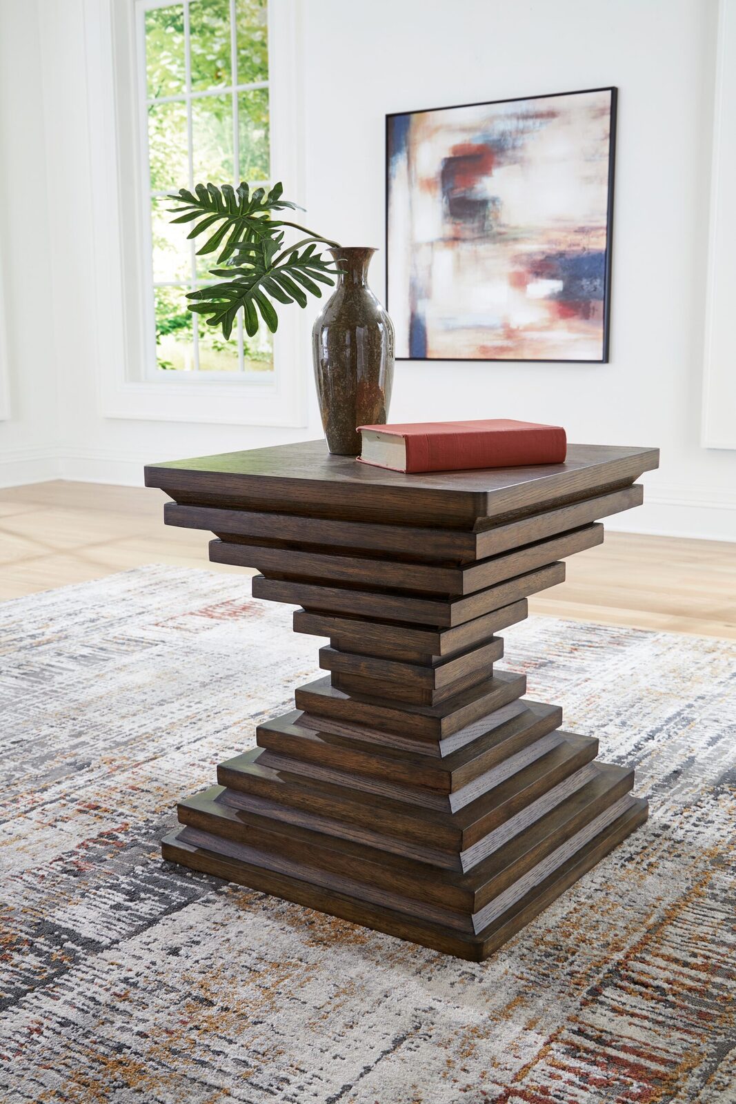Hannodream - Square End Table - Warm Brown - Image 2