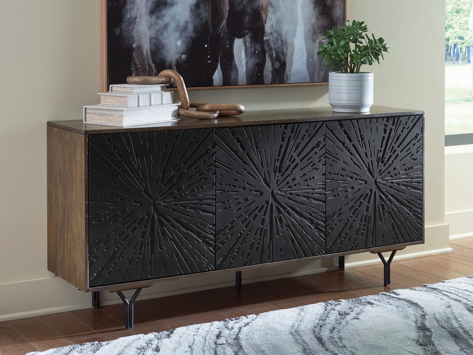 Lavinmont - Accent Cabinet - Multi Brown - Image 2