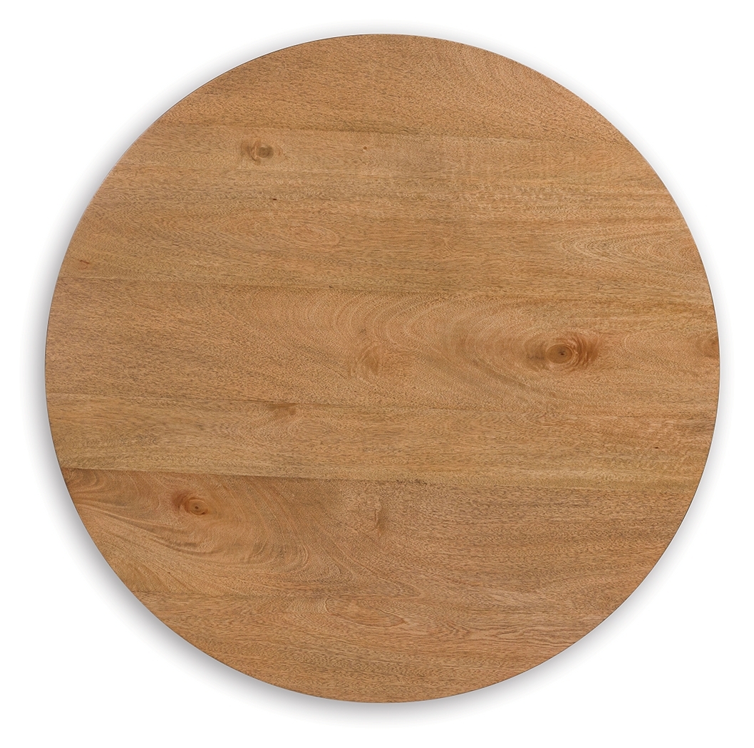 Kristiland - Round End Table - Light Brown - Image 5
