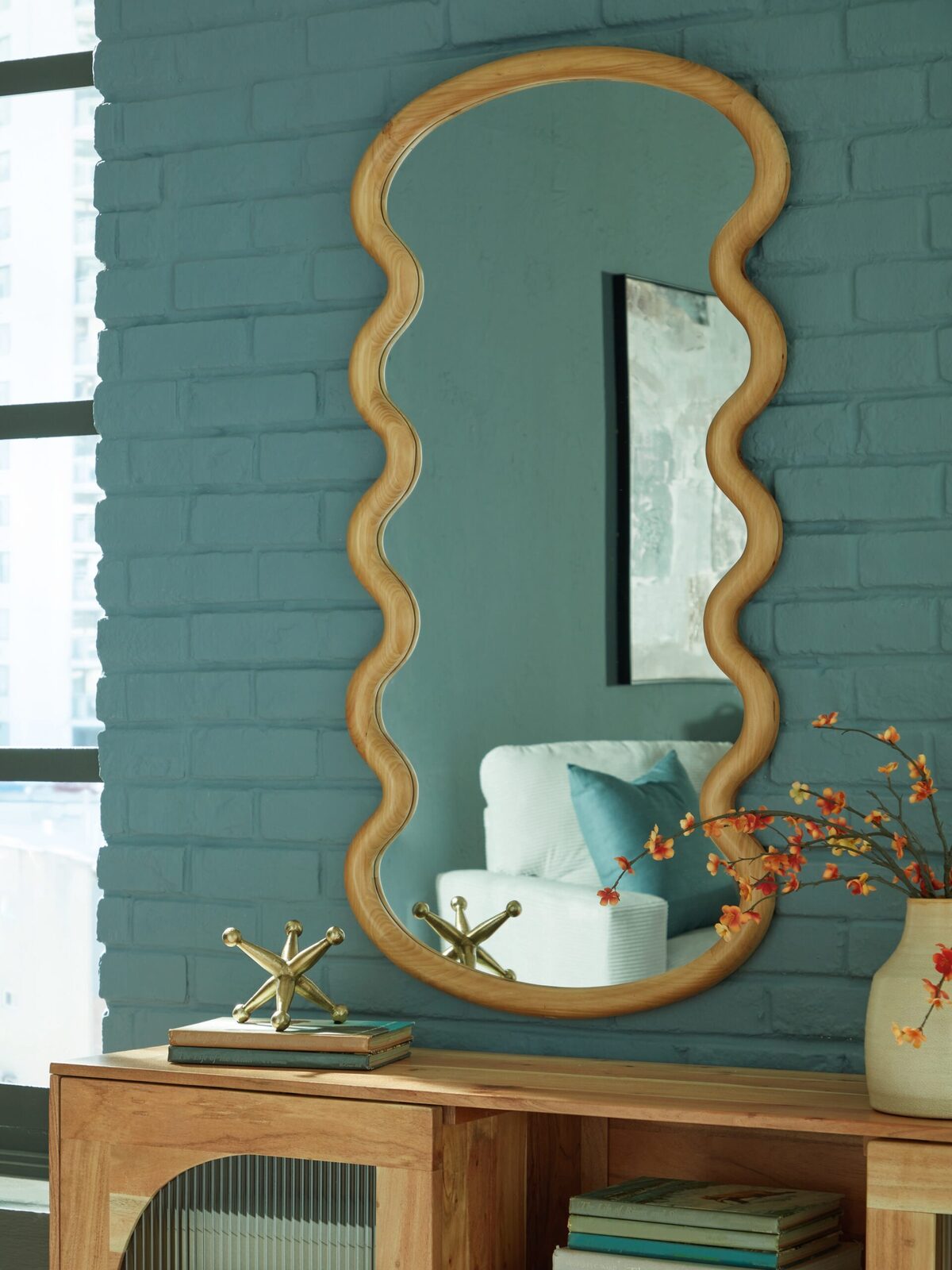 Serendis - Accent Mirror - Brown - Image 2