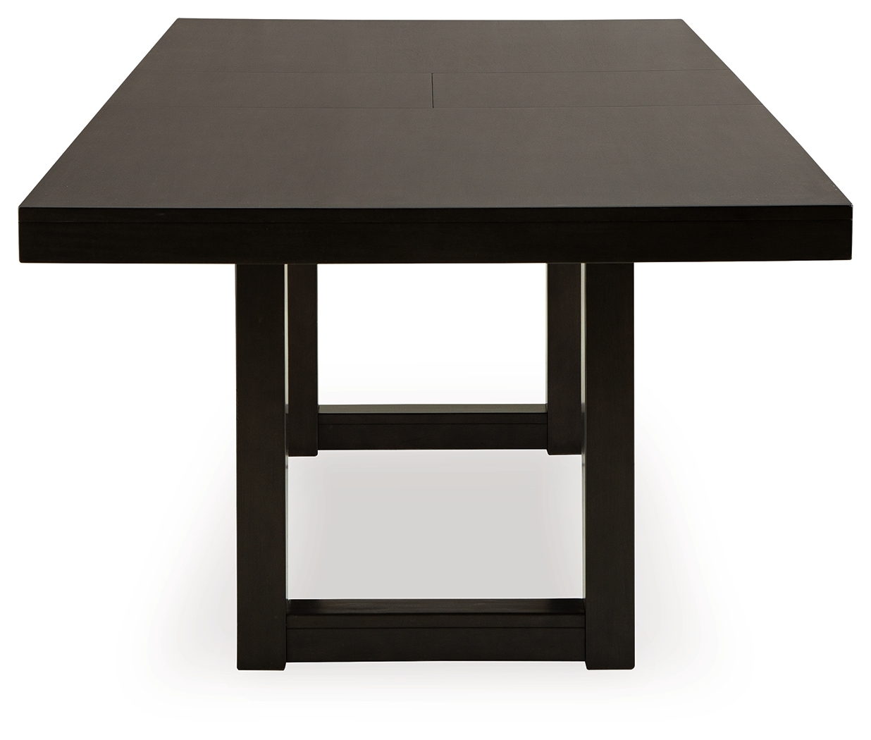 Neymorton - 7 Pc. - Rectangular Extension Table, 6 Side Chairs - Dark Grayish Brown - Image 5