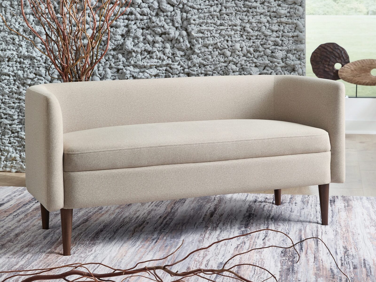 Wainner - Accent Bench - Beige - Image 2