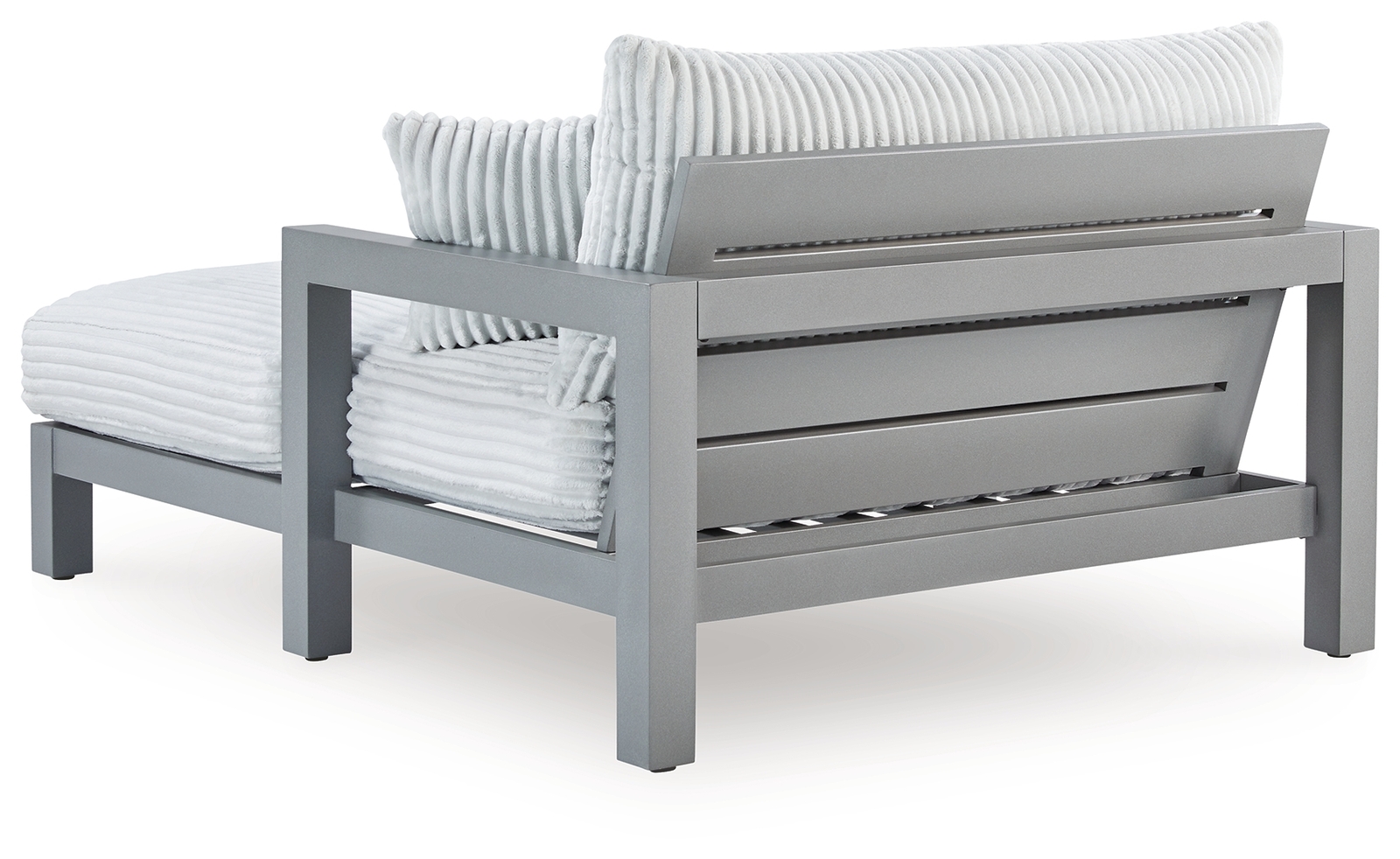 Hurley Park - Chaise Lounge With Cushion - Gray - Image 4