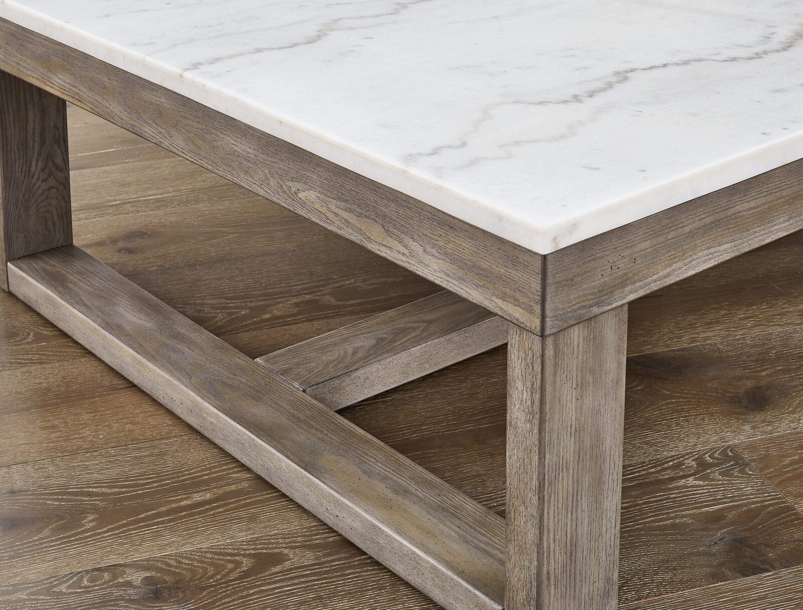 Loyaska - Rectangular Cocktail Table - Brown / Ivory - Image 7