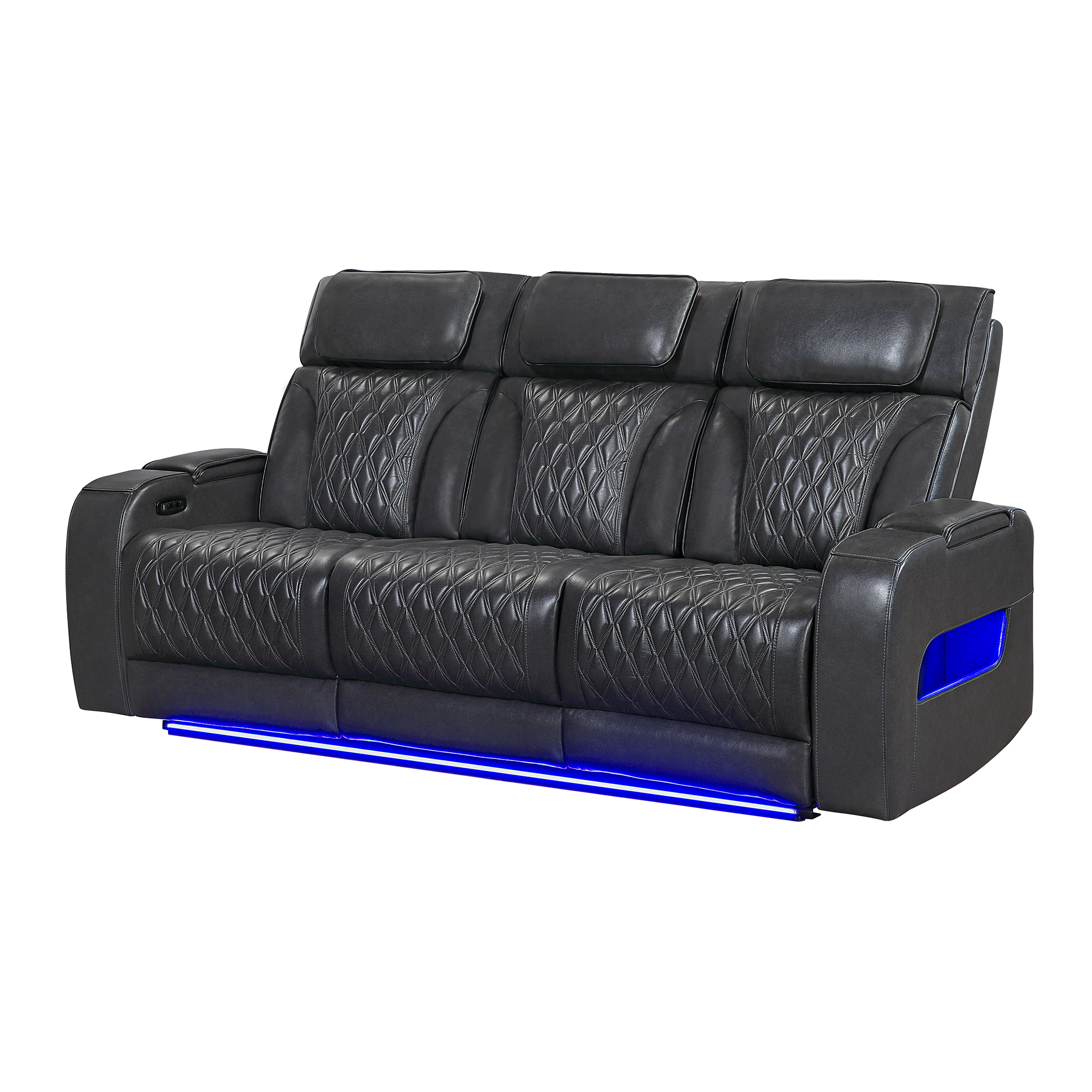 U8611 - Power Reclining Sofa With Power Headrest And LED - Image 7