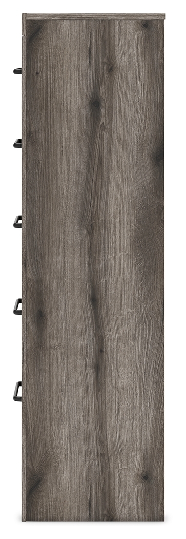 Graystorm - Five Drawer Chest - Brown Gray - Image 7