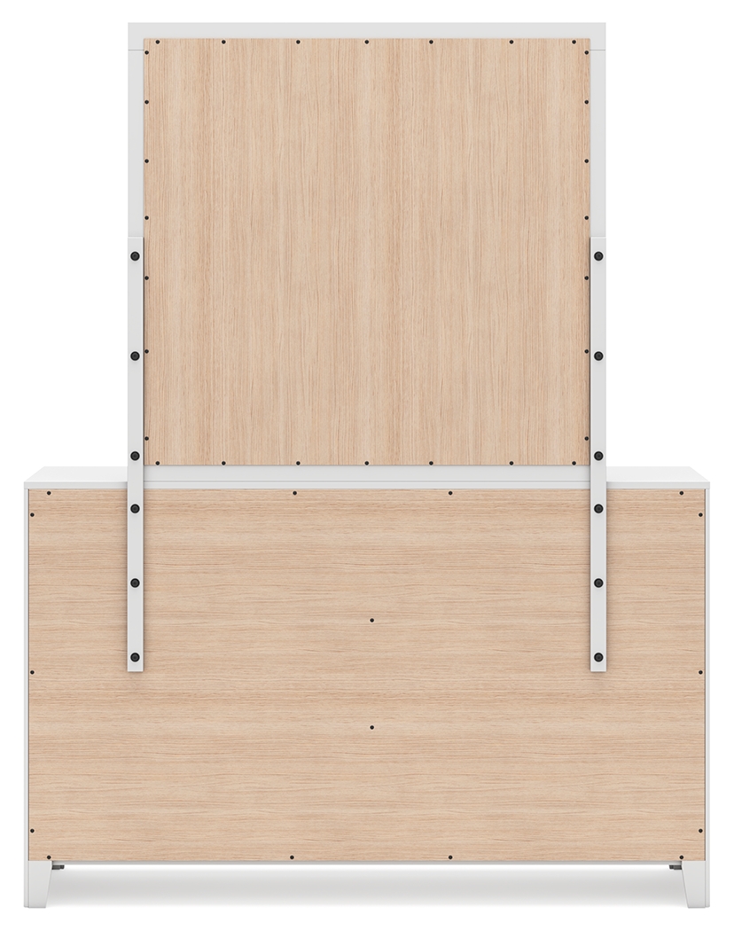 Binterglen - Dresser And Mirror - White - Image 6