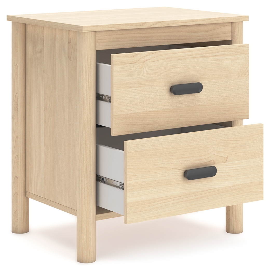 Cabinella - Two Drawer Night Stand - Tan - Image 4