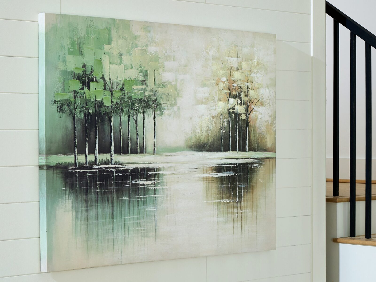 Garlenridge - Wall Art - Green / Tan / White - Image 2