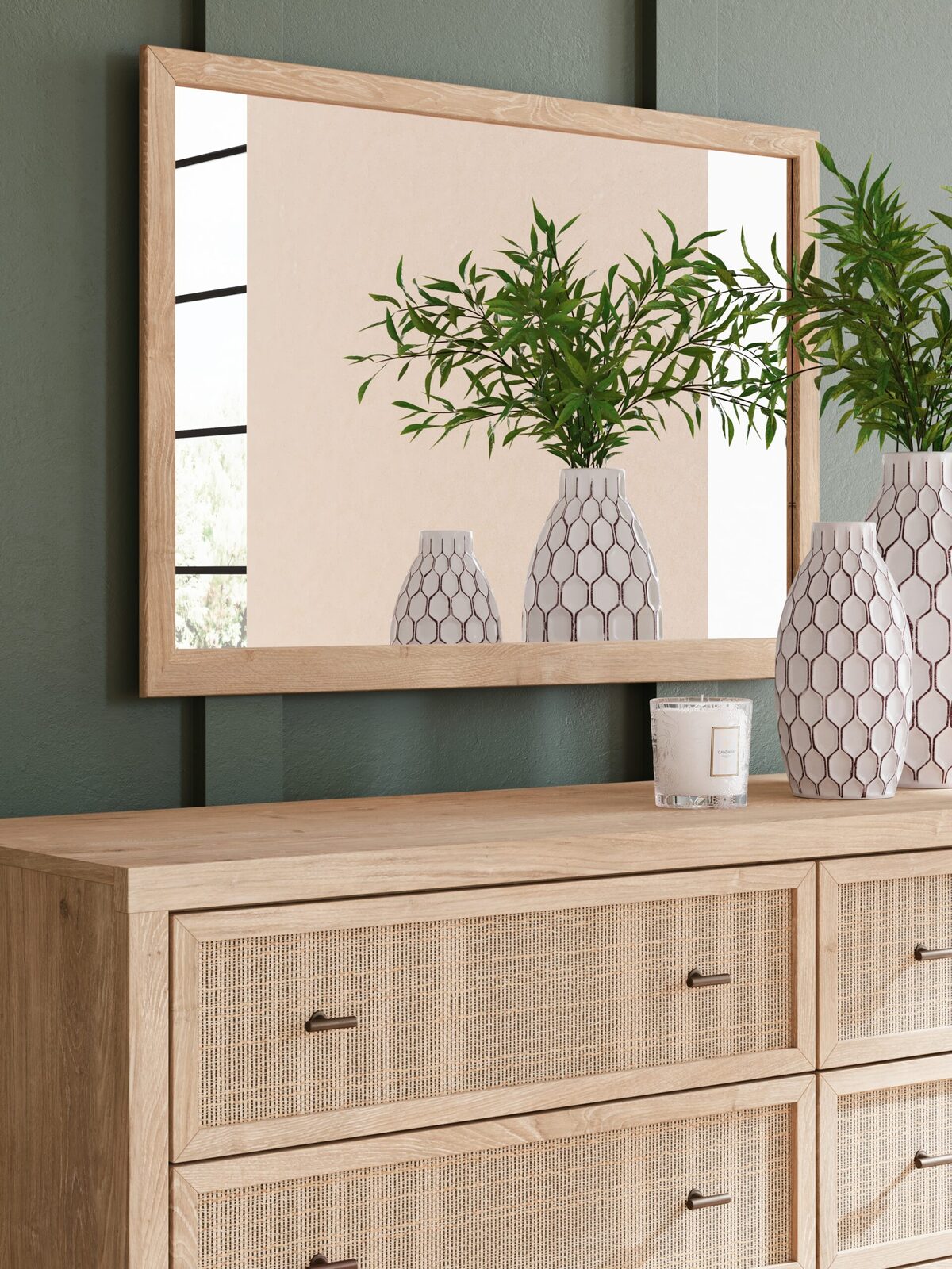 Cielden - Dresser And Mirror - Two-Tone - Image 9