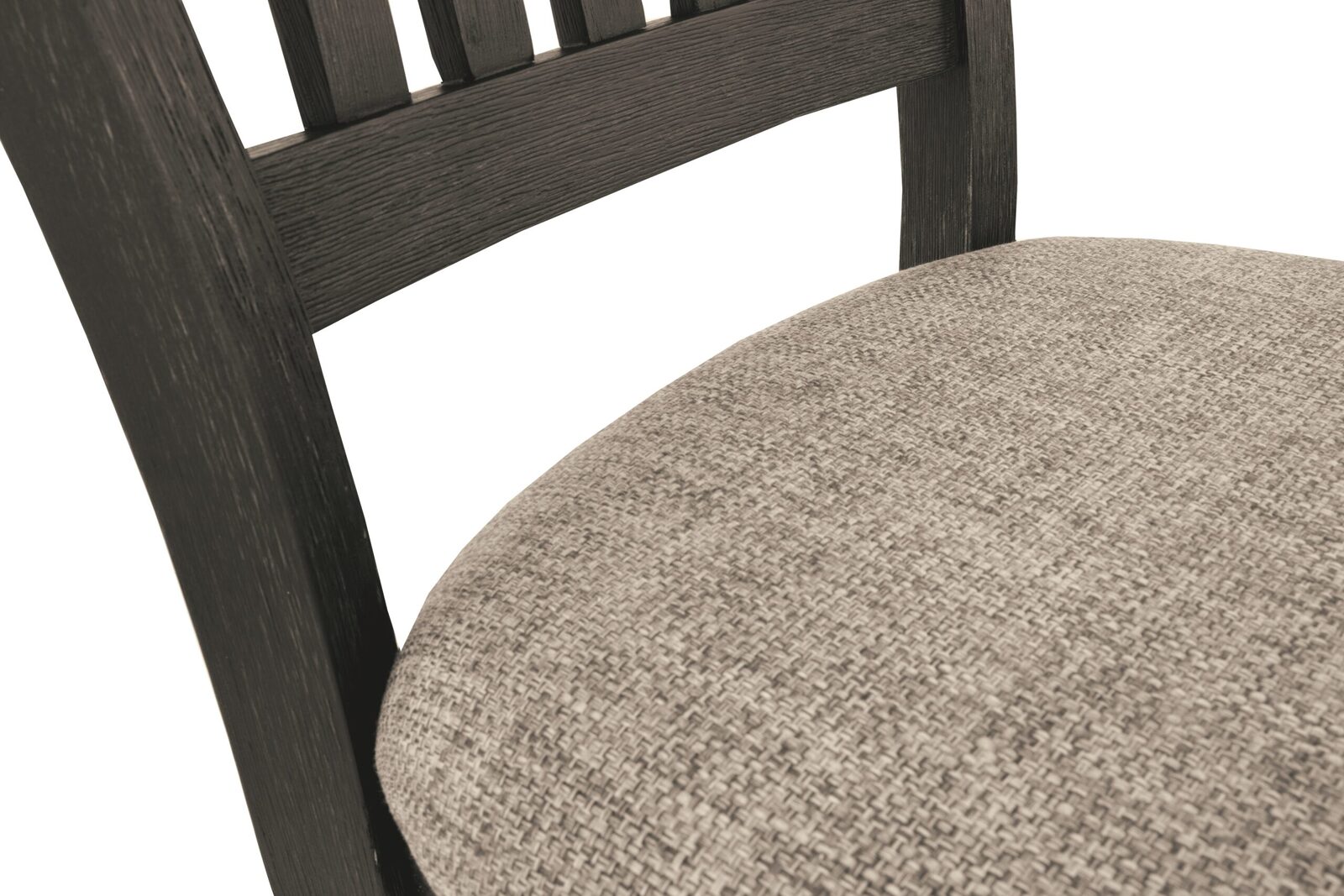 Tyler Creek - Dining UPH Side Chair (Set of 2) - Slatback - Black / Grayish Brown - Image 8