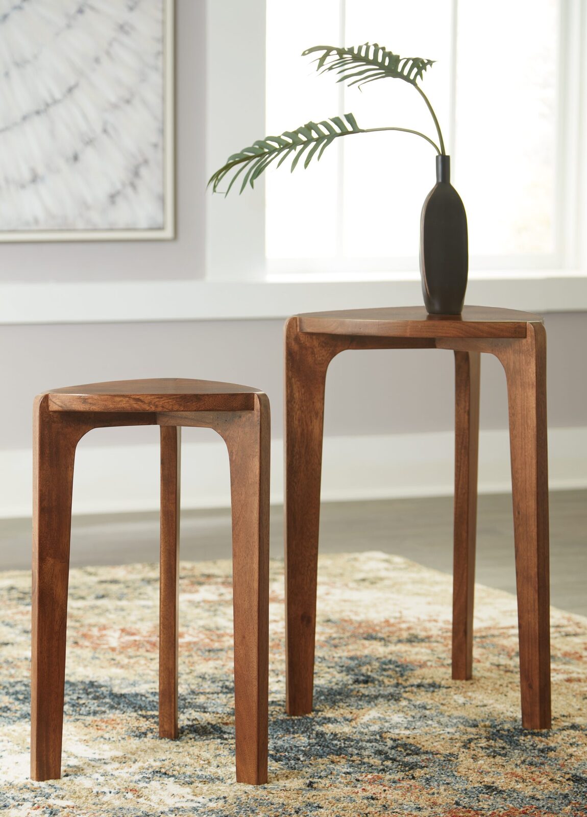 Brynnleigh - Accent Table Set (Set of 2) - Medium Brown - Image 2