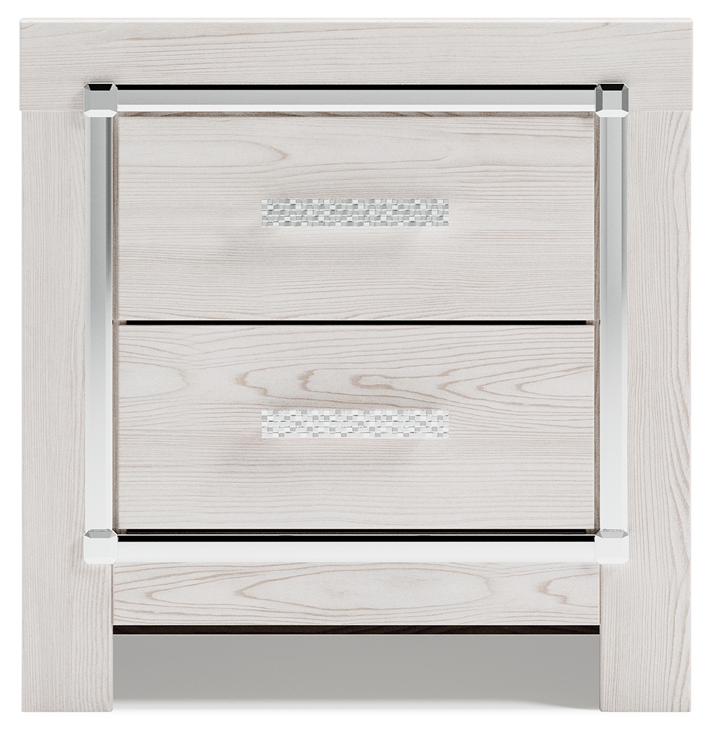 Altyra - Two Drawer Night Stand - White - Image 3