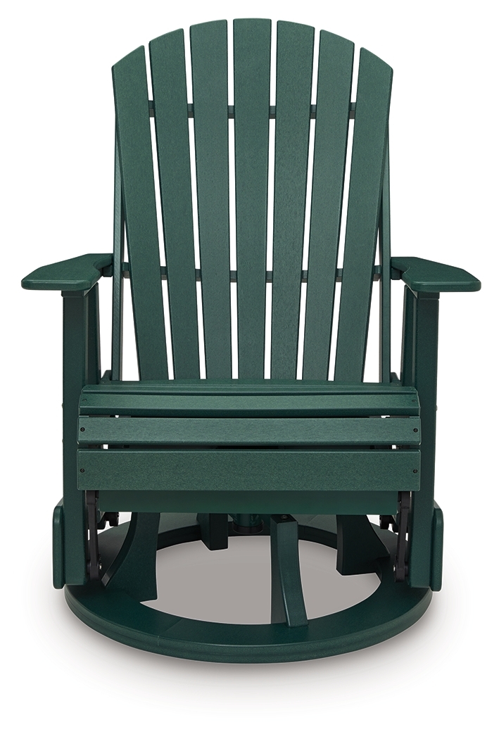 Shell Beach - Swivel Glider Chair - Green - Image 4