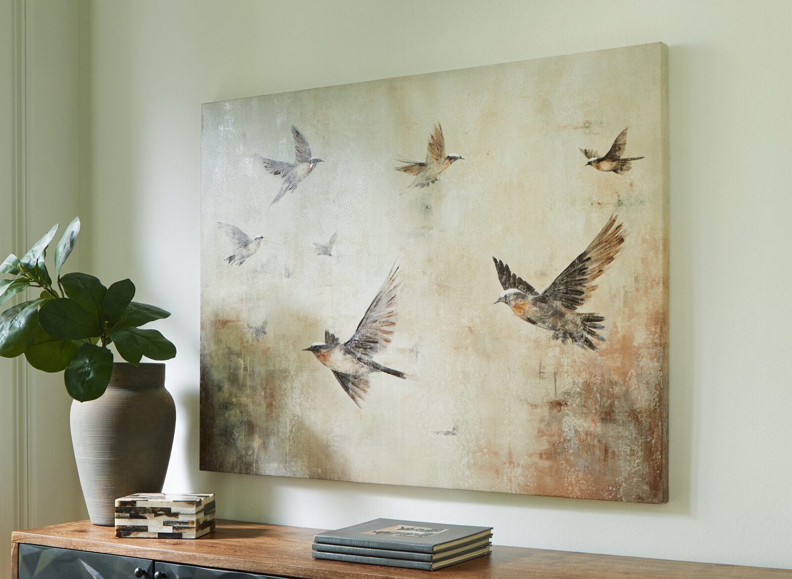 Collmund - Wall Art - Gray / Brown - Image 2