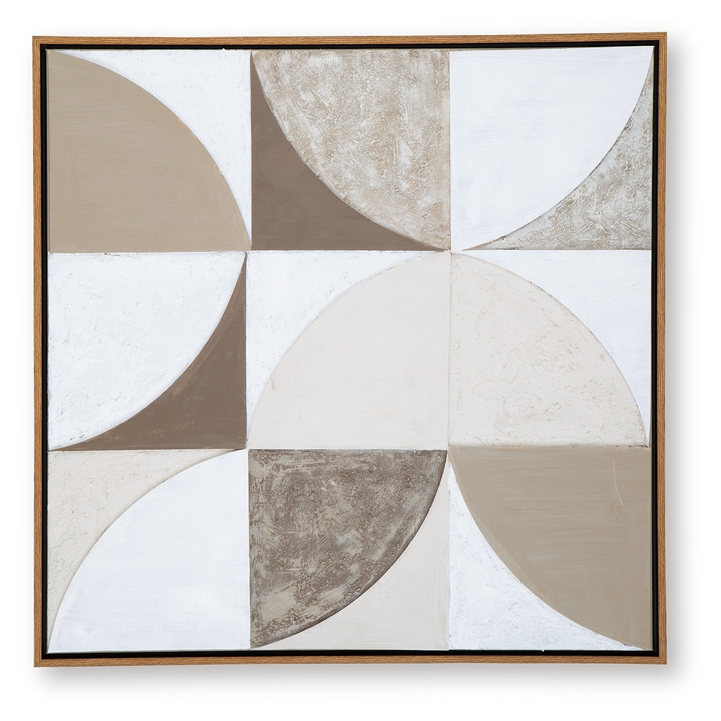 Harelman - Wall Art - Tan / Taupe / White - Image 4