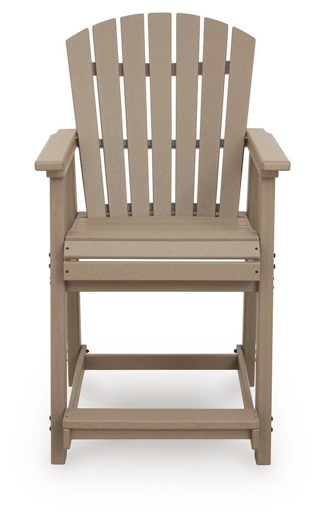 Seacliff Beach - Barstool (Set of 2) - Medium Brown - Image 4
