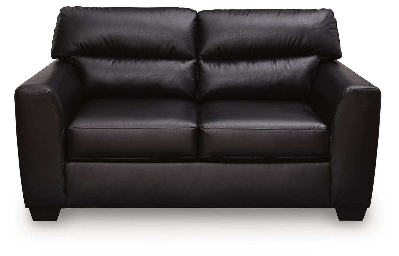 Glennbre - Loveseat - Midnight - Image 3