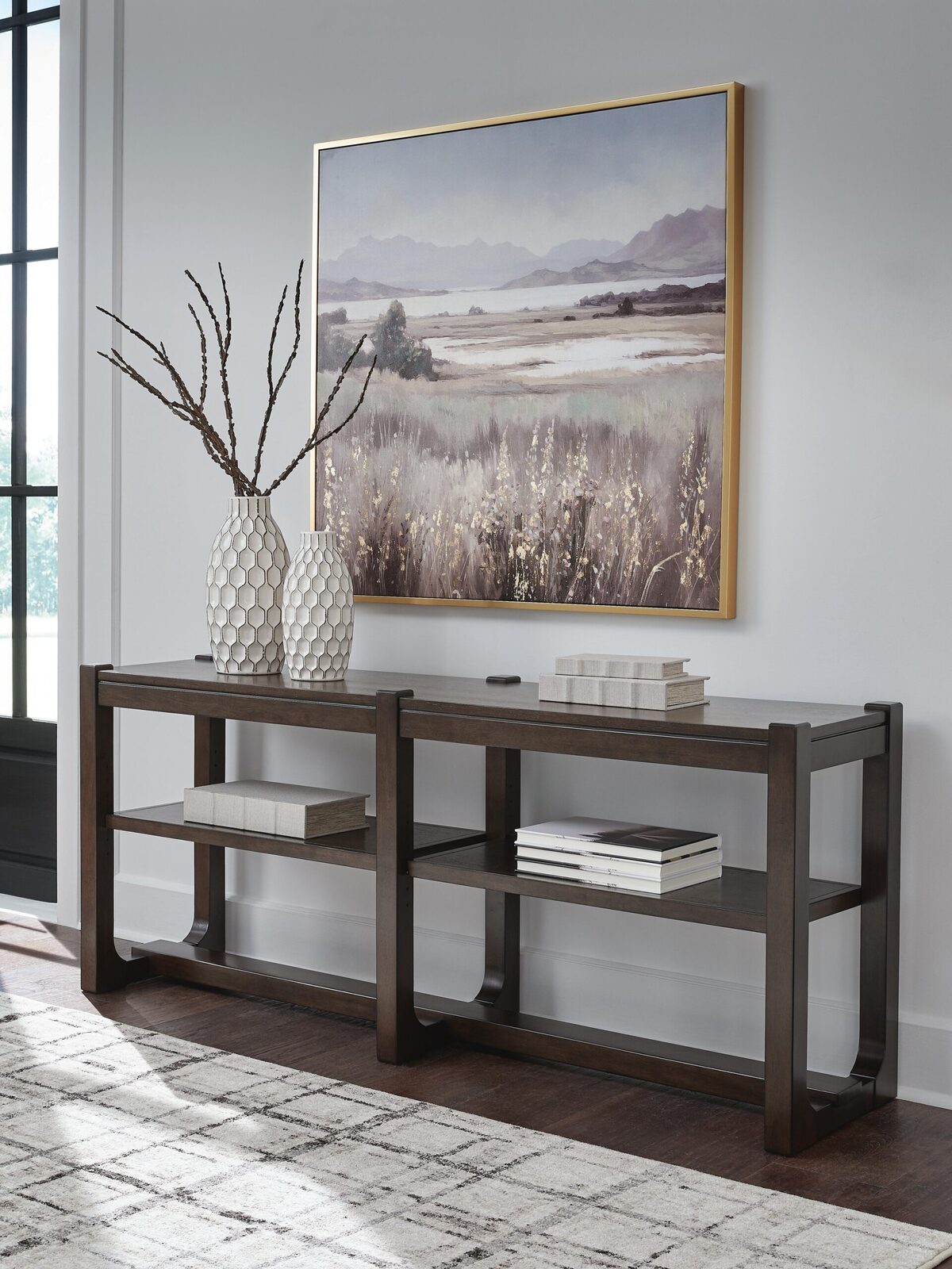Breckington - Sofa Table - Dark Brown - Image 2