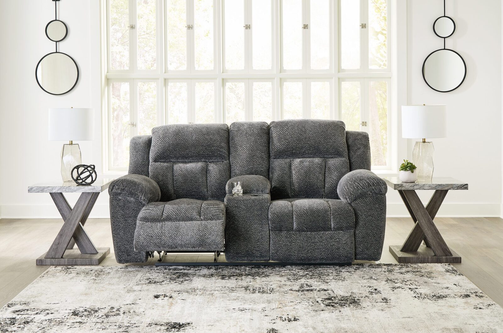 Frohn - Dbl Reclining Loveseat With Console - Image 8