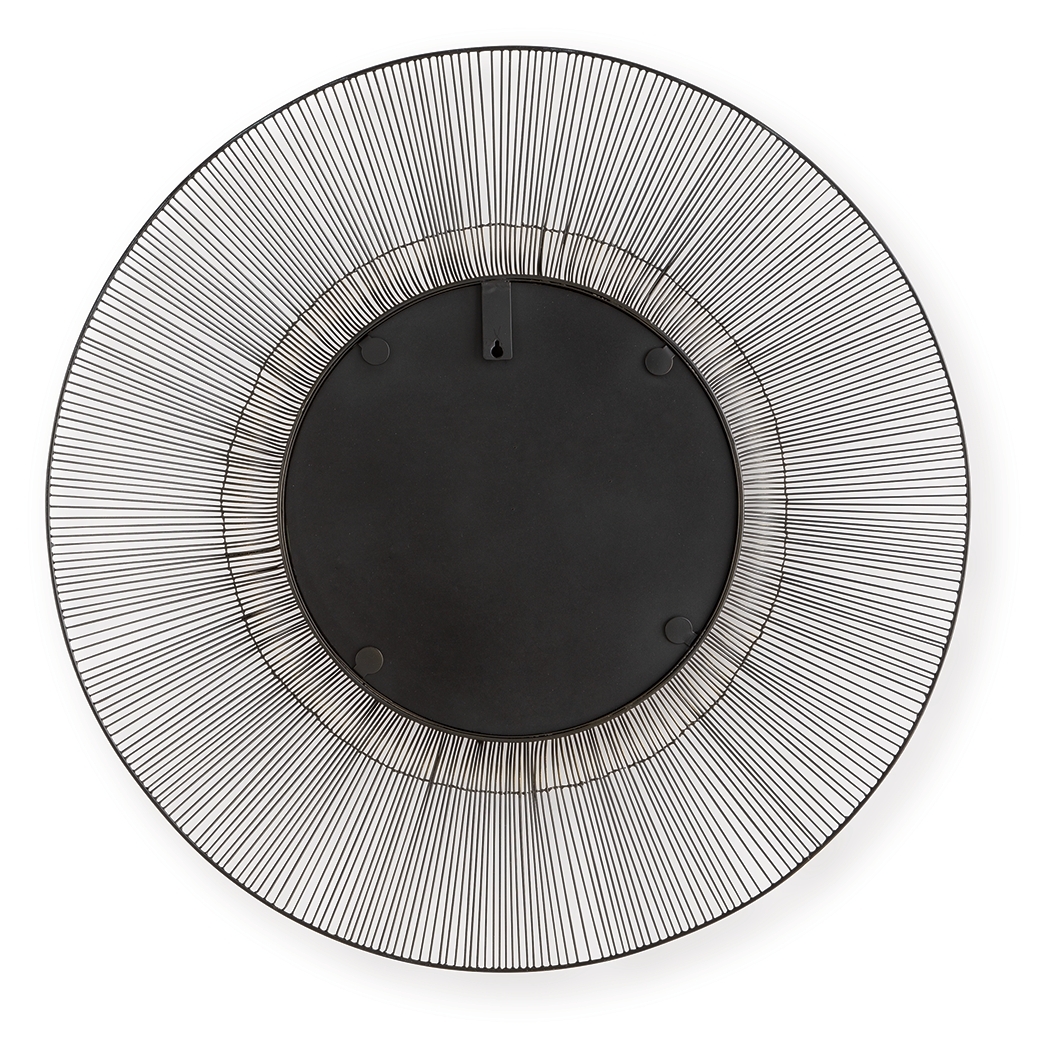 Dallmen - Accent Mirror - Black / Gold Finish - Image 4