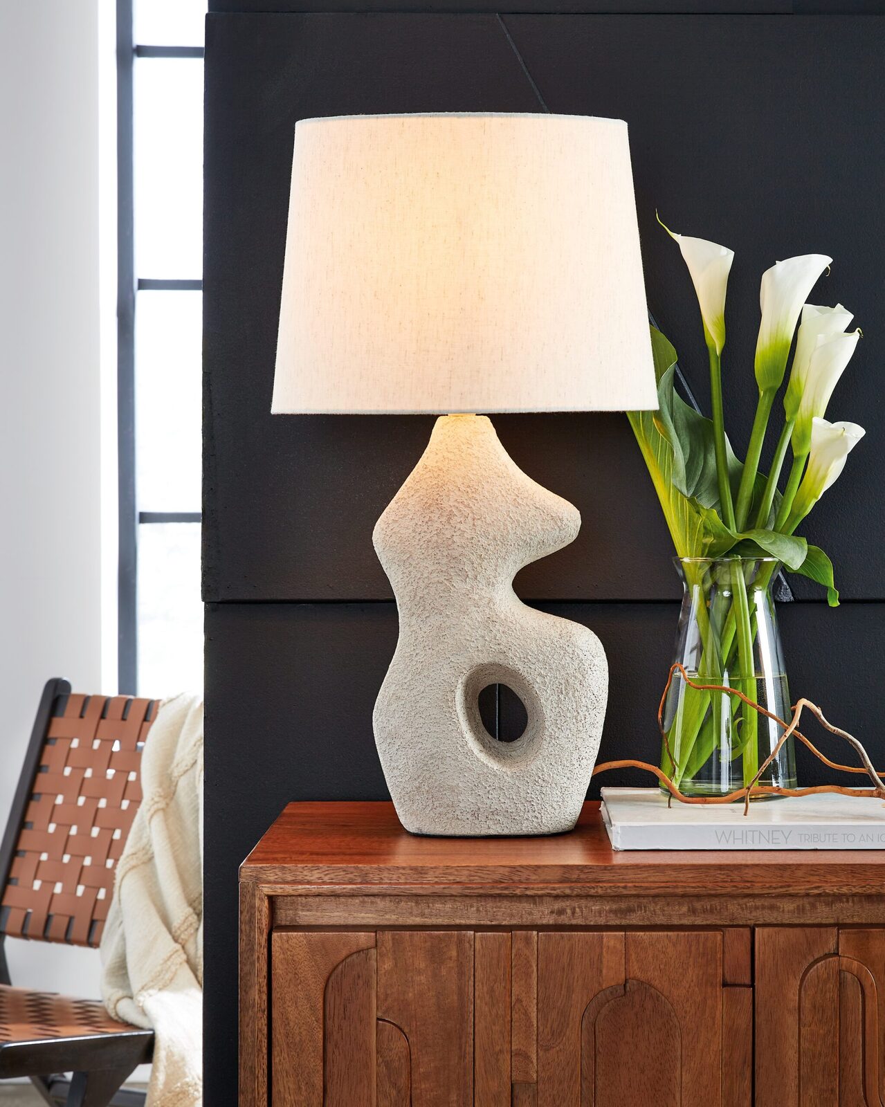 Chadrich - Paper Table Lamp (Set of 2) - Antique Beige - Image 2