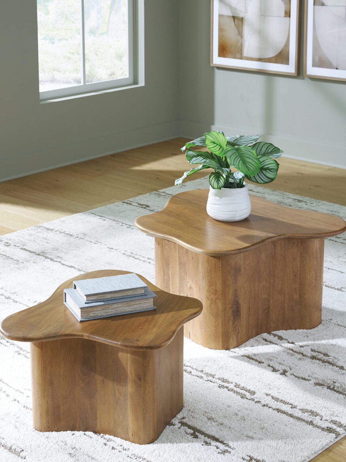 Abeford - Accent Cocktail Table (Set of 2) - Brown - Image 2