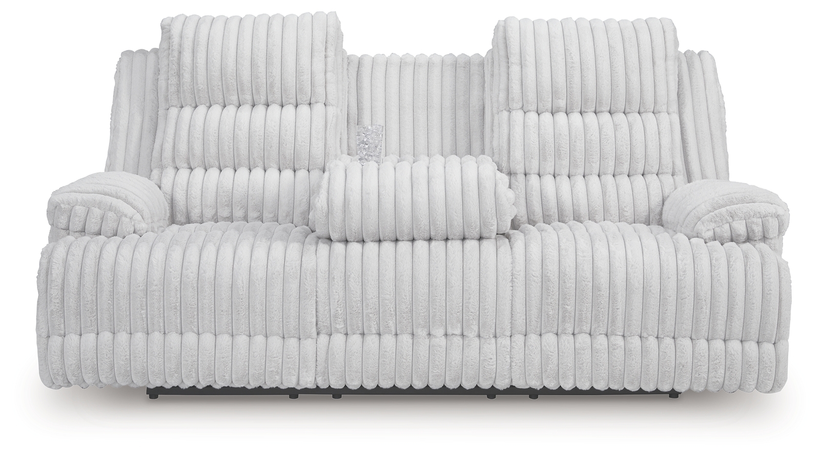 Rhines Falls - Reclining Power Sofa With Drop Down Table - Alloy - Image 4