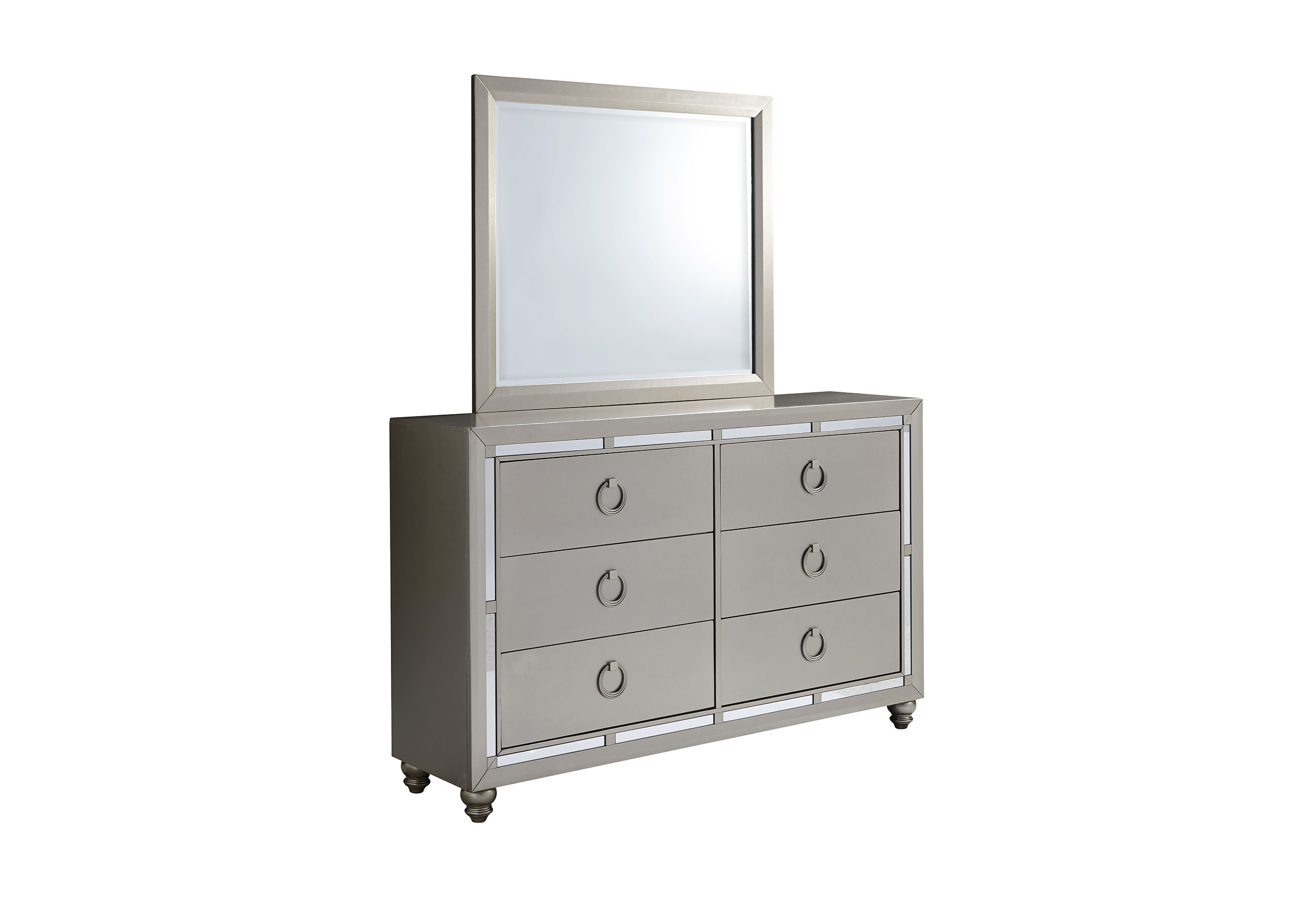 Riley - Mirror - Silver - Image 2