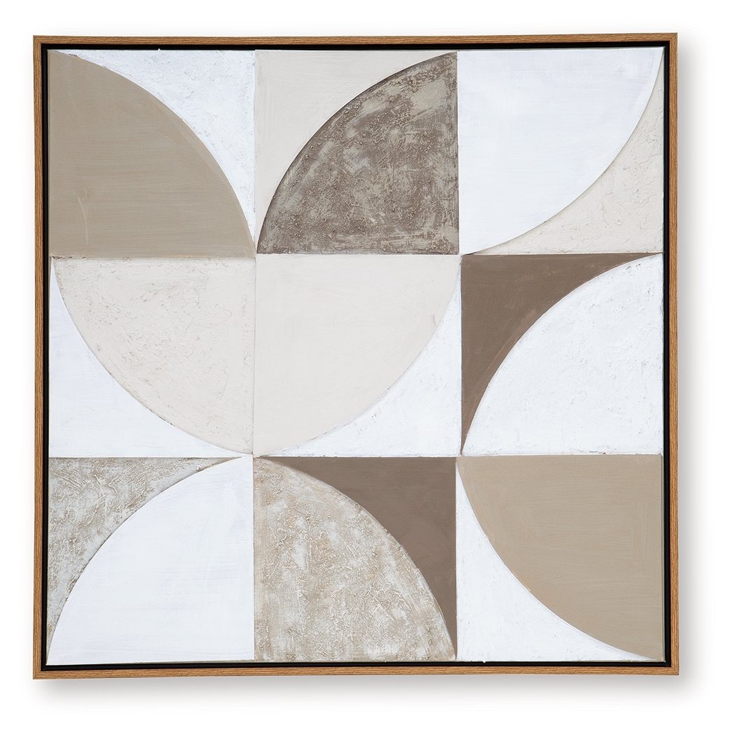 Harelman - Wall Art - Tan / Taupe / White - Image 6
