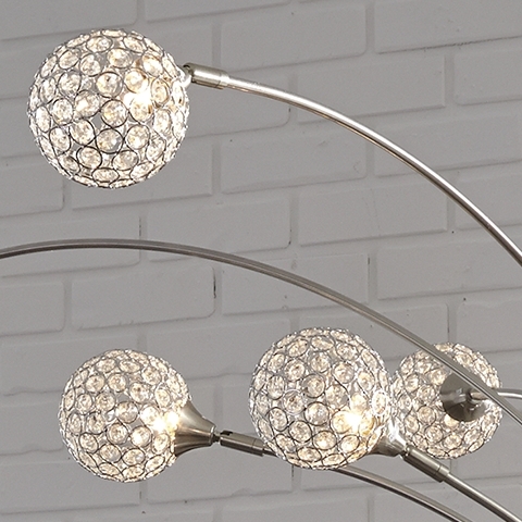 Winter - Metal Arc Lamp - Silver Finish - Image 5