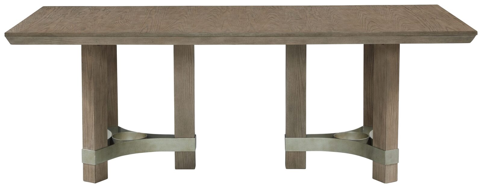 Chrestner - Rectangular Dining Room Table - Gray - Image 3