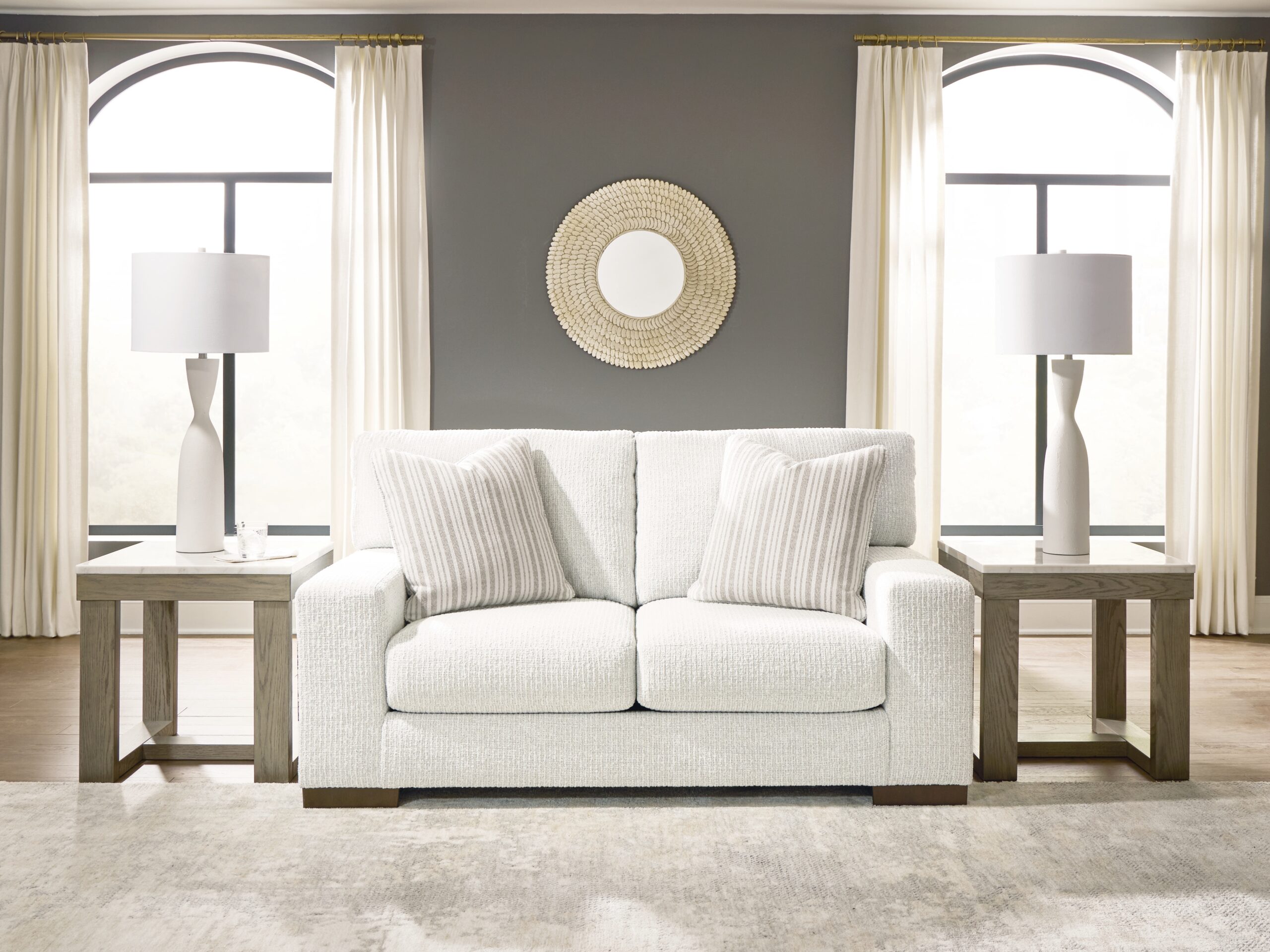 Hartside - Loveseat - Frosted - Image 2