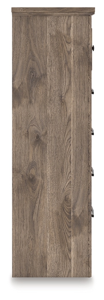 Rusticott - Five Drawer Chest - Brown - Image 5