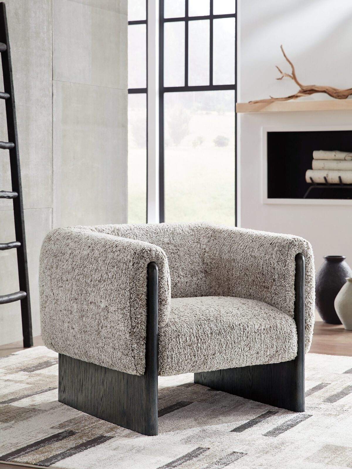 Olethea - Accent Chair - Oatmeal - Image 2