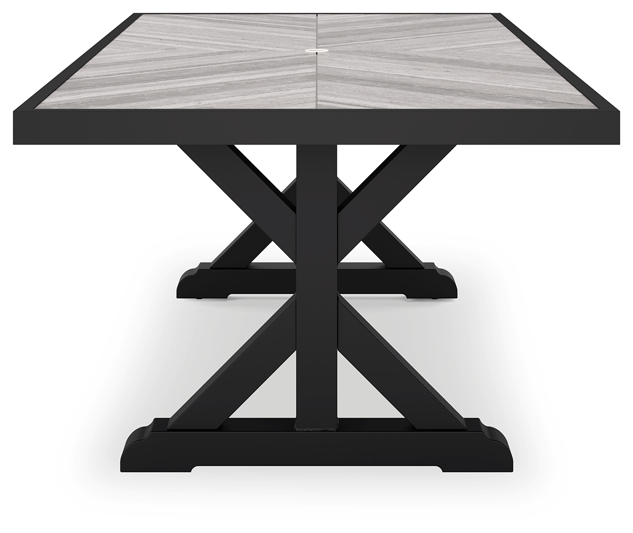 Beachcroft - Rect Dining Table W/Umb Opt - Image 8