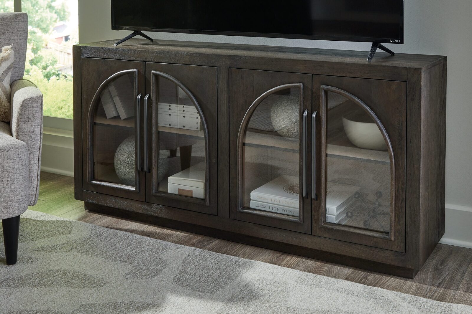 Dreley - Accent Cabinet - Grayish Brown - Image 6
