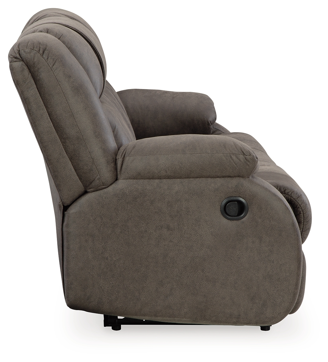 First Base - Reclining Sofa - Gunmetal - Image 5