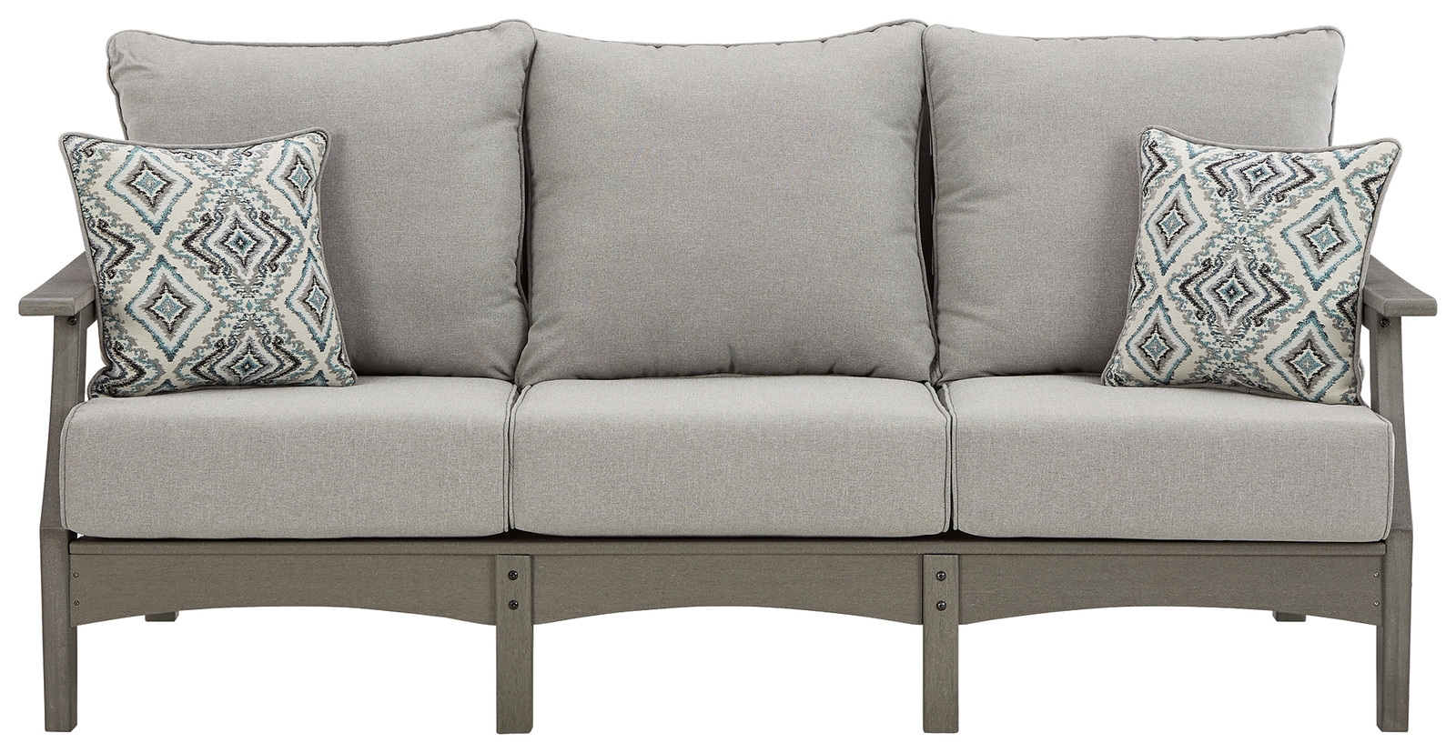 Visola - Sofa with Cushion - Gray - Image 3