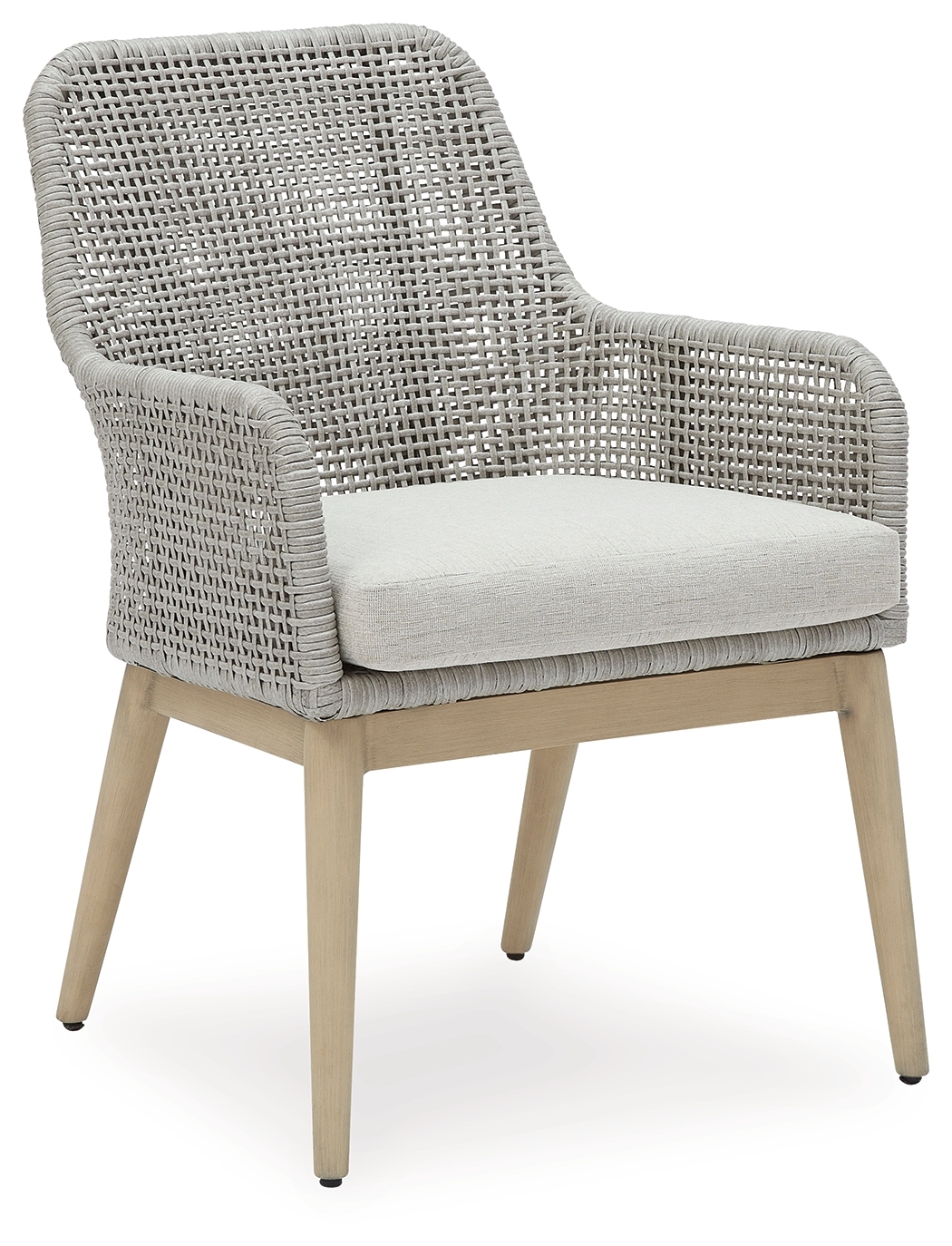 Seton Creek - Arm Chair With Cushion (Set of 2) - Gray - Image 3